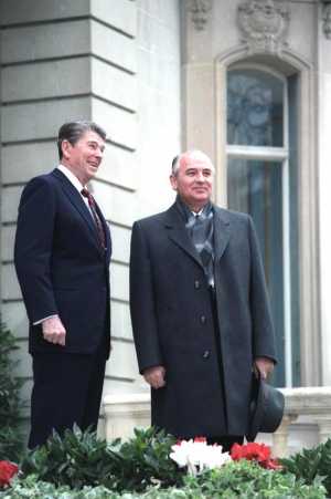 At their 1985 Geneva Summit, president’s Ronald Reagan and Mikhail Gorbachev declared: 