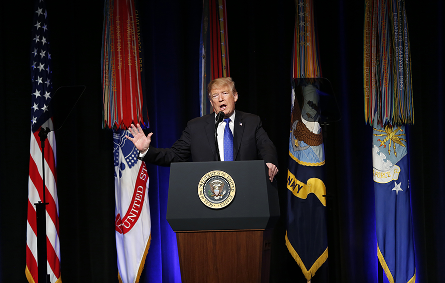 President Donald Trump unveiled the 2019 Missile Defense Review on January 17, saying, 