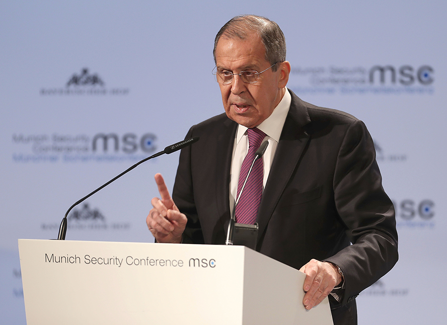 Russian Foreign Minister Sergey Lavrov, speaking here in February, accused the United States in November of 