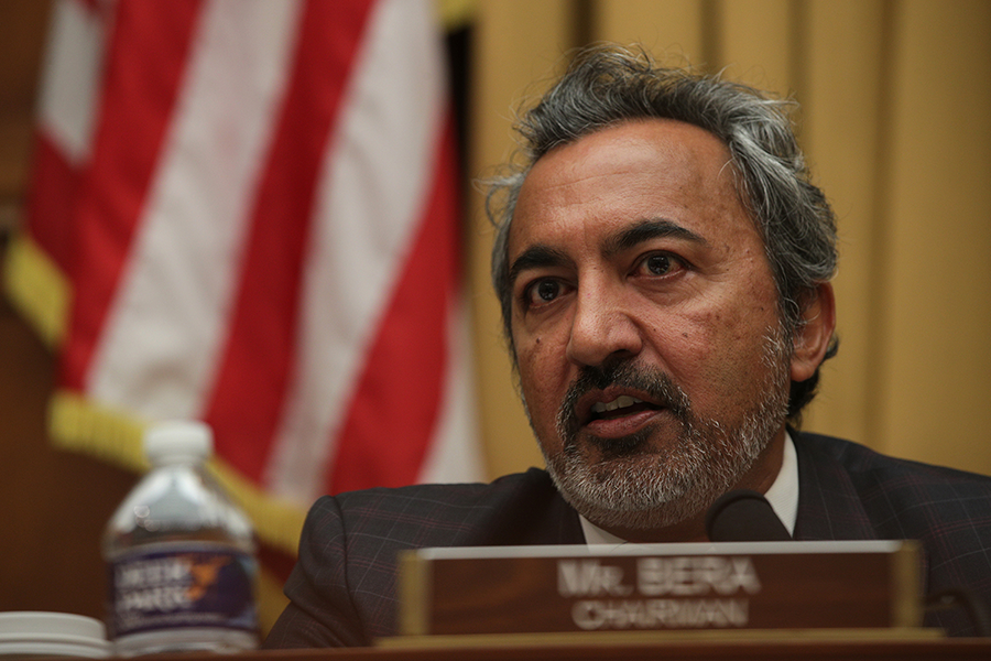 Rep. Ami Bera (D-Calif.) has criticized a Trump administration effort to modify oversight of certain U.S. firearms exports.  (Photo: Alex Wong/Getty Images)