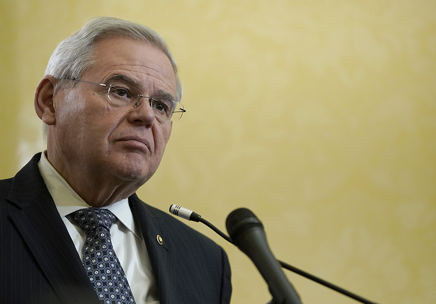 Sen. Bob Menendez (D-N.J.) speaks in Washington on Nov. 7, 2019. The Trump administration overrode his efforts to block a change in how the government oversees certain arms exports. (Photo: Win McNamee/Getty Images)