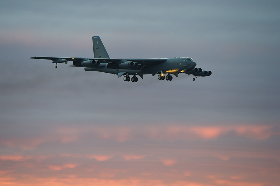 The United States plans to deploy a new nuclear-armed cruise missile on B-52H bombers, like the one above, and planned B-21 bombers. (Photo: Justin Wright/U.S. Air Force)