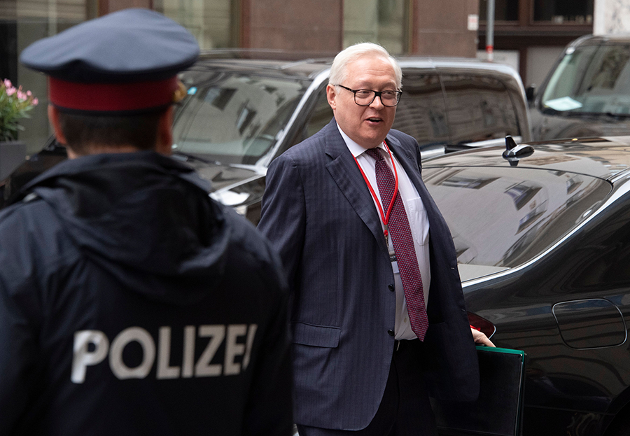 Russian Deputy Foreign Minister Sergei Ryabkov arrives for nuclear talks with U.S. officials in Vienna on June 22. The discussions yielded little progress, and more recently he said 