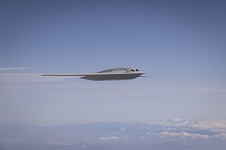 The United States plans to spend more than $1 trillion over the next 30 years on  modernizing its nuclear weapons arsenal, including the development of the new nuclear-armed B-21 Raider strategic bomber (shown). (Photo courtesy of Northrop Grumman) 