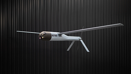 The ALTIUS 600M-V multipurpose UAV is among the attack drones that the U.S. Defense Security Cooperation Agency has told Congress it wants to sell to Taiwan to defend against China. (Photo by Anduril Industries)