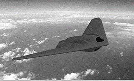 Image of an RQ-170 unmanned aerial vehicle, a technologically advanced stealth system that is intended for close-range surveillance, that is referenced in the U.S. Army Visual Aircraft Recognition manual from May 2017. (Image by U.S. Army)