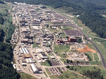 The Y-12 National Security Complex in Oak Ridge, Tenn., includes the U.S. Department of Energy's under-construction Uranium Enrichment Facility, which will produce highly enriched uranium for the W93 and W87-1 warheads. (Photo courtesy of U.S. Department of Energy)