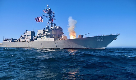 As part of a 2026 U.S. national defense budget that now tops $1 trillion, the Navy plans to spend $2 billion this fiscal year on the nuclear-capable, sea-launched cruise missile, up from $150 million last year. The weapon has been in flight testing for years and will feature the updated W-80 thermonuclear warhead. (Photo by U.S. Navy)